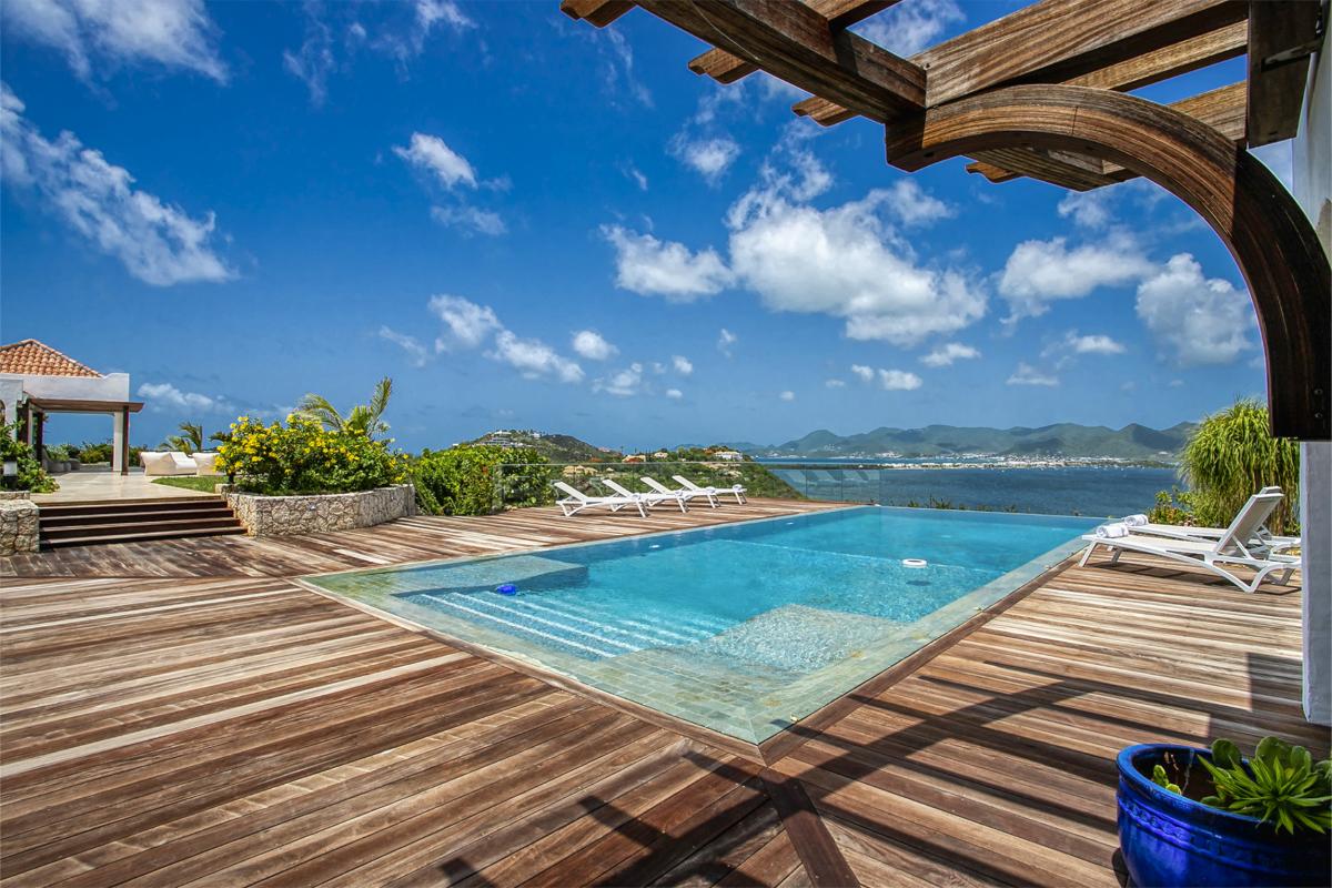 A louer villa 3 chambres Simpson Bay Saint Martin_ Piscine - 6